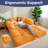Boneless Gaint Folding Sofa Bed, U-Shaped Convertible Bean Bag Sofa Bed-482160435