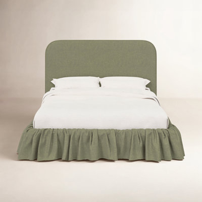 Mina Ruffle Platform Bed