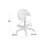 Bouley Adjustable Height Lab Stool with Footring Wheels