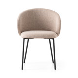 Tuka Upholstered Armchair with Metal Frame