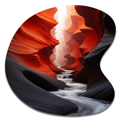 Marimar - Canyon Drop Shape Irregular Metal Wall Decor