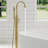 Single Handle Floor Mounted Freestanding Tub Filler with Hand Shower-107823699