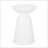 Stylish Outdoor Metal End Table With Pedestal Base, Perfect For Modern Spaces And Durability-1286583198