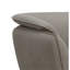 Chaise rembourrée Keley en gris et noir