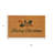 17" X 29" Brown And Dark Green Christmas Merry Christmas Outdoor Coir Door Mat