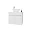 Meuble-lavabo blanc avec 2 portes-117825085