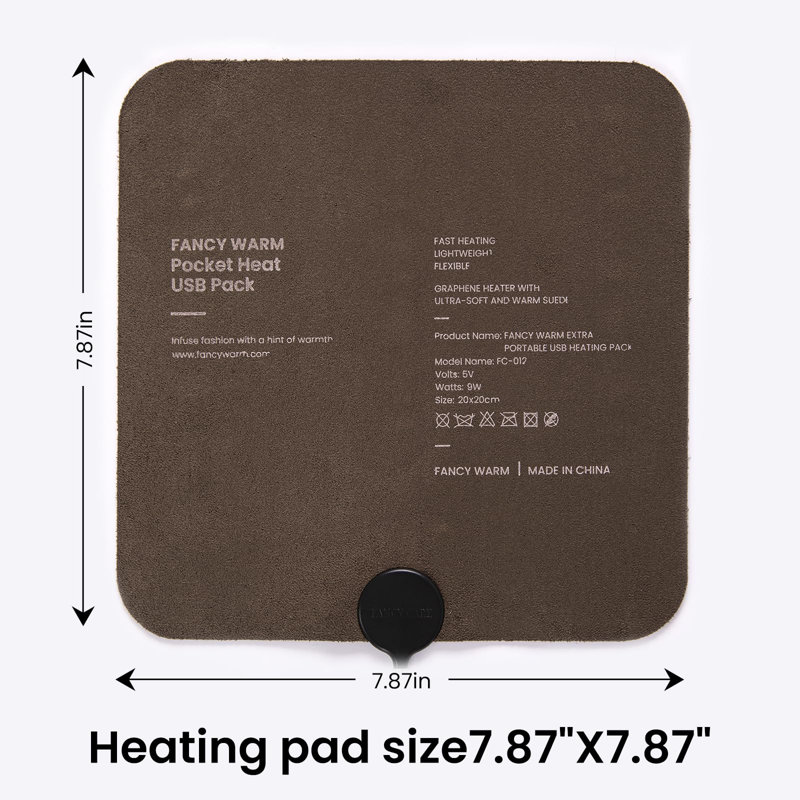 Heating Pad, Electric Heating Pads For Back, Brown