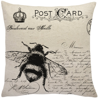 Linen Reversible Throw Pillow