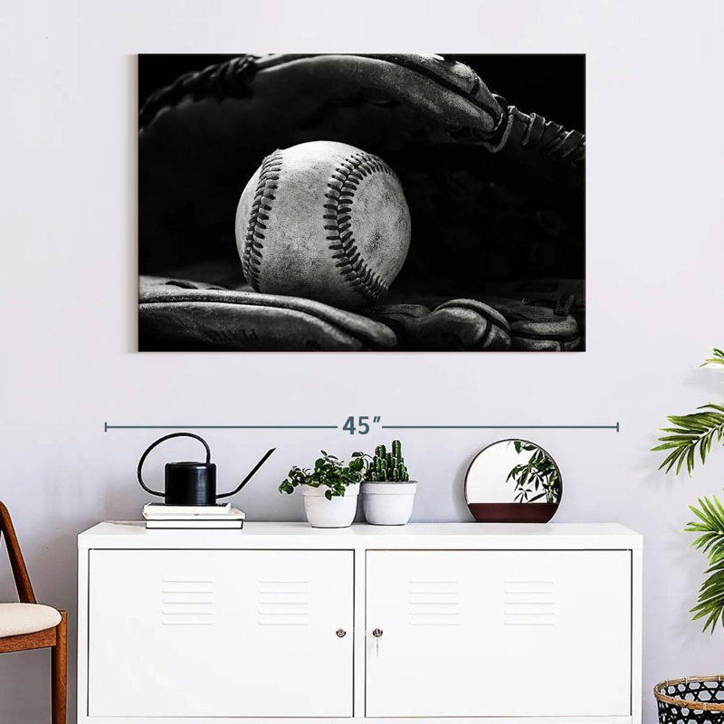Sireci Glove Holding Baseball, 8" H x 12" W