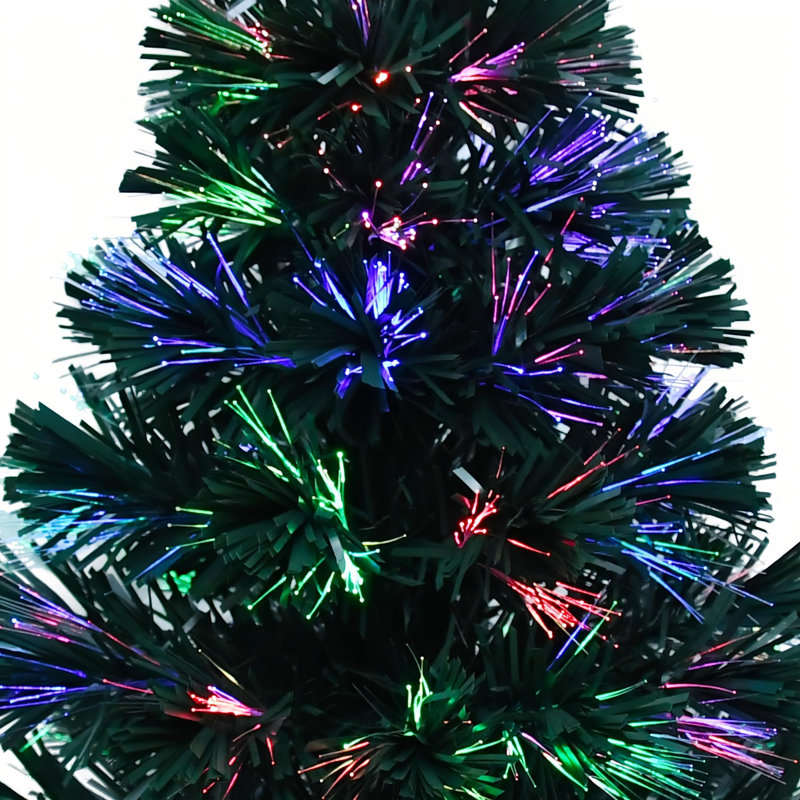 Tabletop Artificial Christmas Tree with Lights in with Gold Base Pot