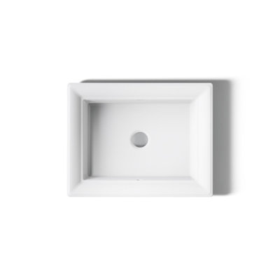 Artifacts 21 In. Rectangular Drop-In Bathroom Sink
