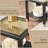 Square Side Table With Shelf(Only Including Coffee Table)-1789193397