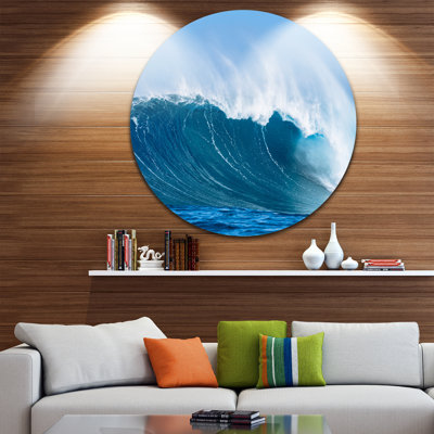 " Sky Hitting Ocean Waves "