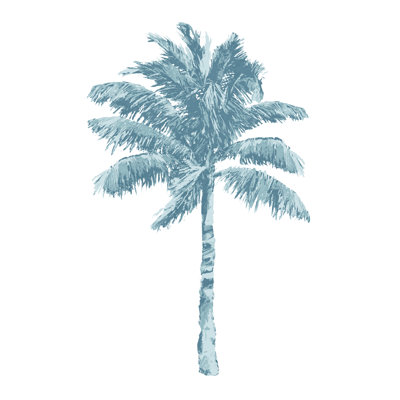 Positano Palm Aqua I par Kristen Drew
