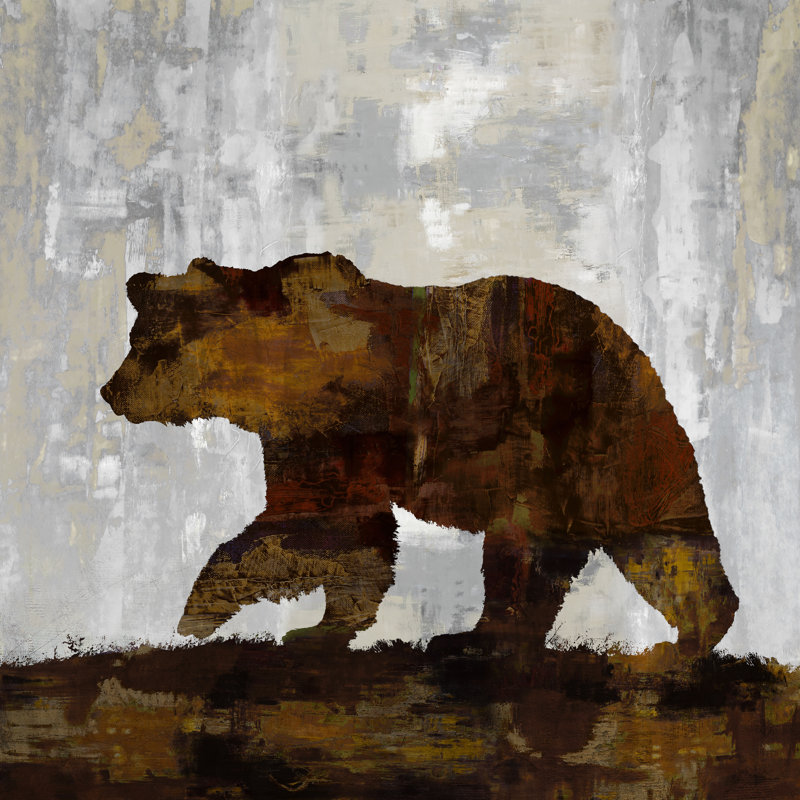 Bear by Carl Coburn - Wrapped Canvas Art Prints, 30cm H x 30cm W
