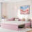 Upholstered L-shaped Upholstered Daybed With Pop Up Trundle-2010780821