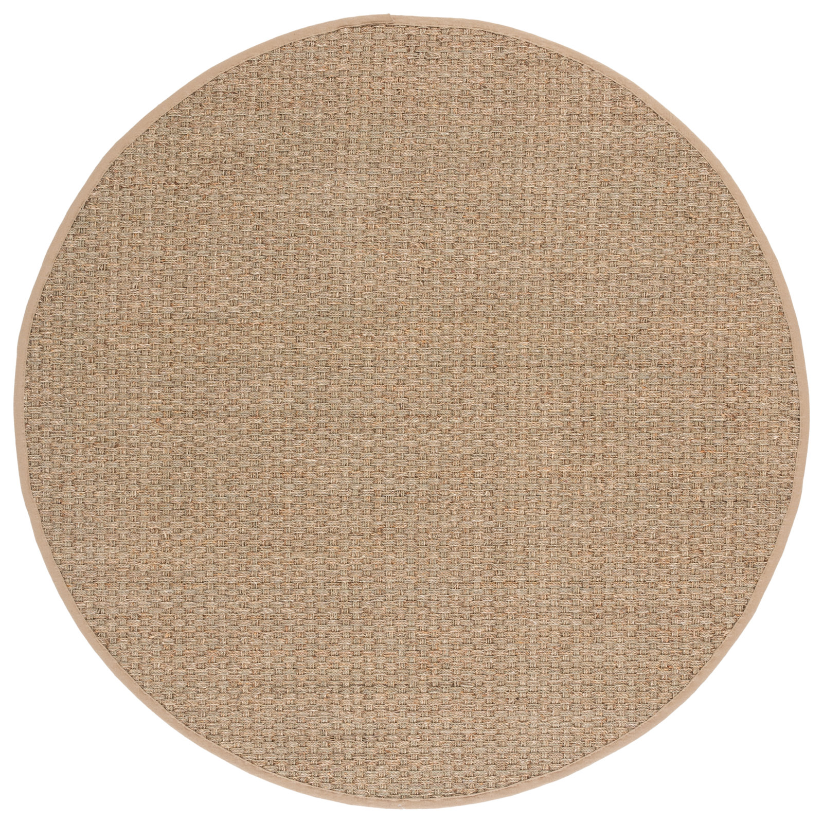 Brookhaven Natural Beige Seagrass Rug, Round 11'