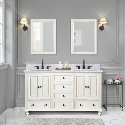 Magruder 60" Double Bathroom Vanity with Top