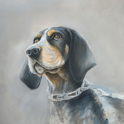 Blue Smokey Painting by D’Alessandro Leon