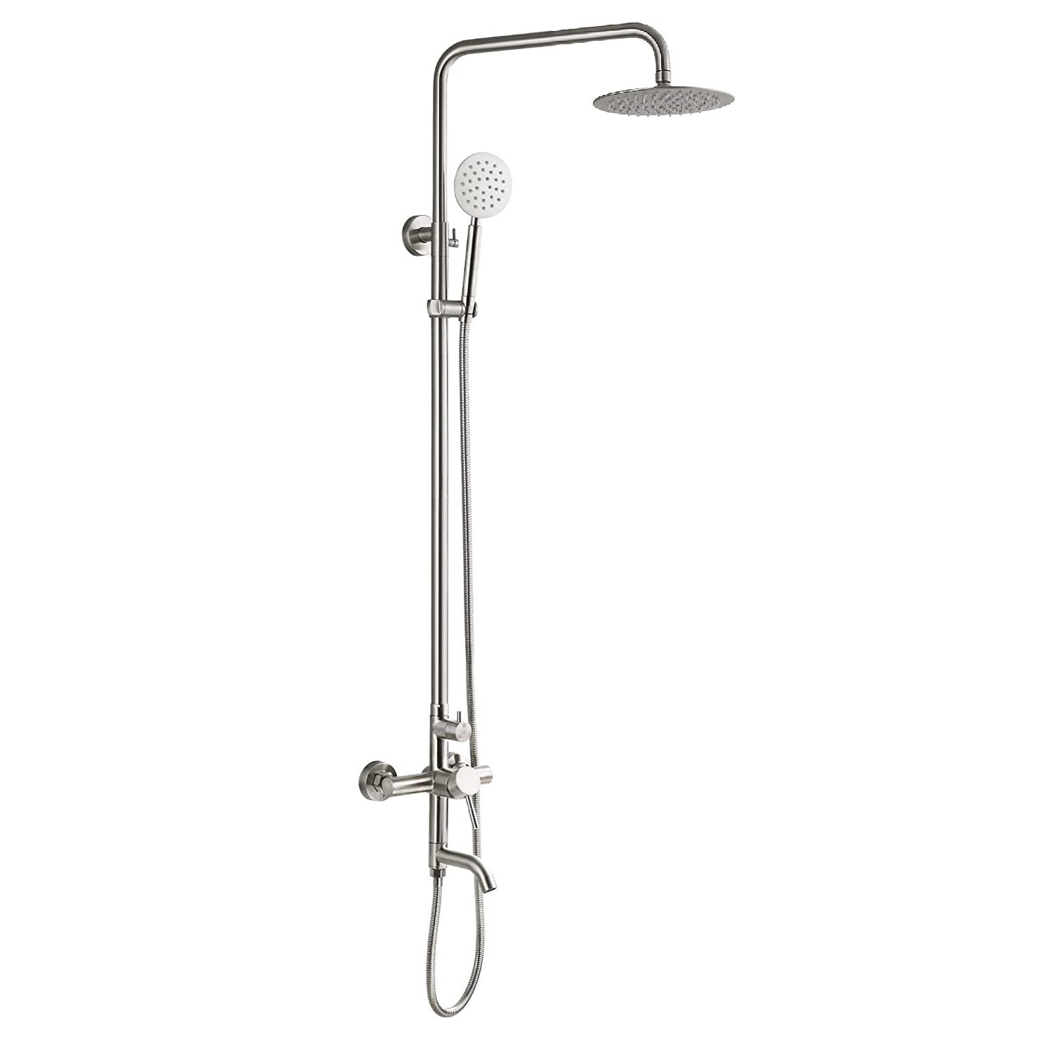 Kenzo Triple Function Outdoor Shower, Brushed