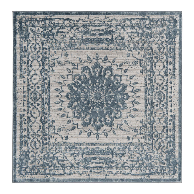 Alissa Oriental Indoor Rug, Square 5'3"