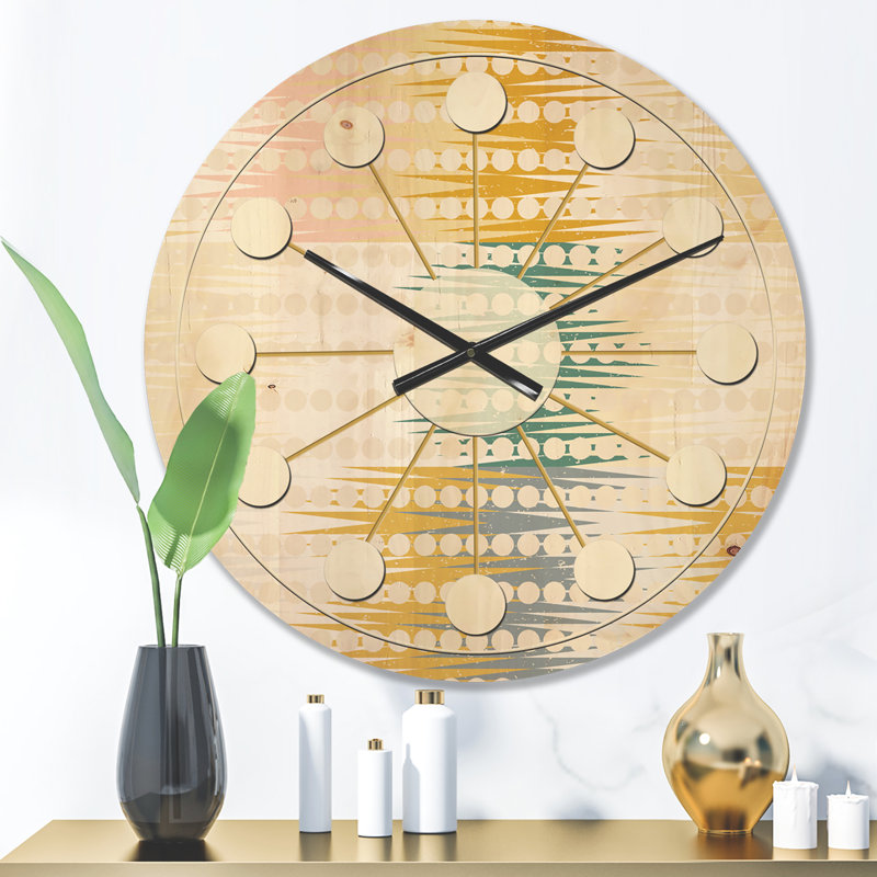 Solid Wood Wall Clock, Small