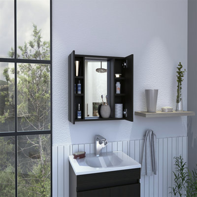 Armoire de salle de bain élégante et fonctionnelle avec rangement spacieux et design moderne