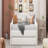 Twin Size Tufted Upholstered Daybed with Trundle, Velvet Sofabed with USB&Type-C Charging Ports, No Box-spring Needed, Beige-258800936