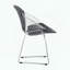 Chaise Diamond, structure chromée et siège en polyuréthane-2130785776