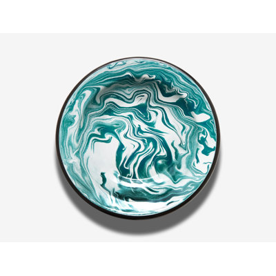 Crow Canyon Enamelware Swirl 9.25" Salad Plate