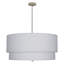 Lustre tambour 3 lumières à abat-jour Decker-66954385-123476812