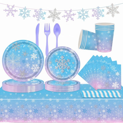 Service de vaisselle de Noël rouge pour 50 personnes, ensemble de vaisselle de Noël jetable avec nappe, couverts et décoration