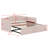 Daybed With Extended Pop Up Trundle-1804370658