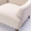 Chaise avec accoudoirs rayée
