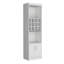 Grande armoire à 5 niveaux avec porte-verres, porte-verres et 12 casiers à bouteilles pour un rangement et une présentation efficaces-215801028