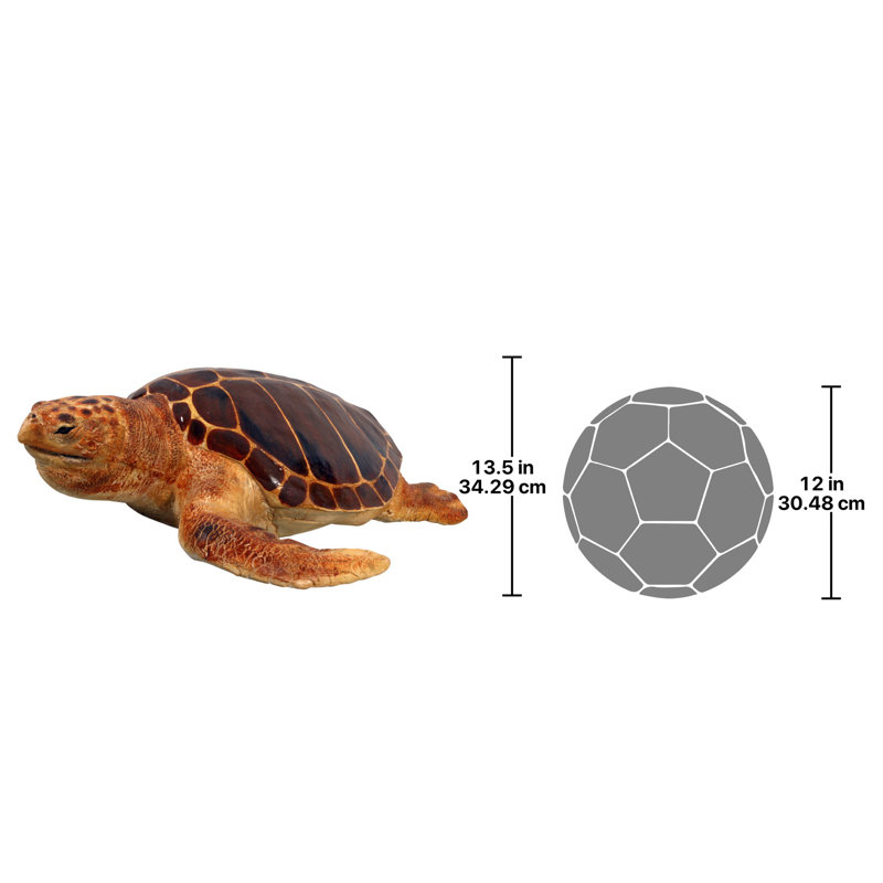 Statue de tortue de mer géante