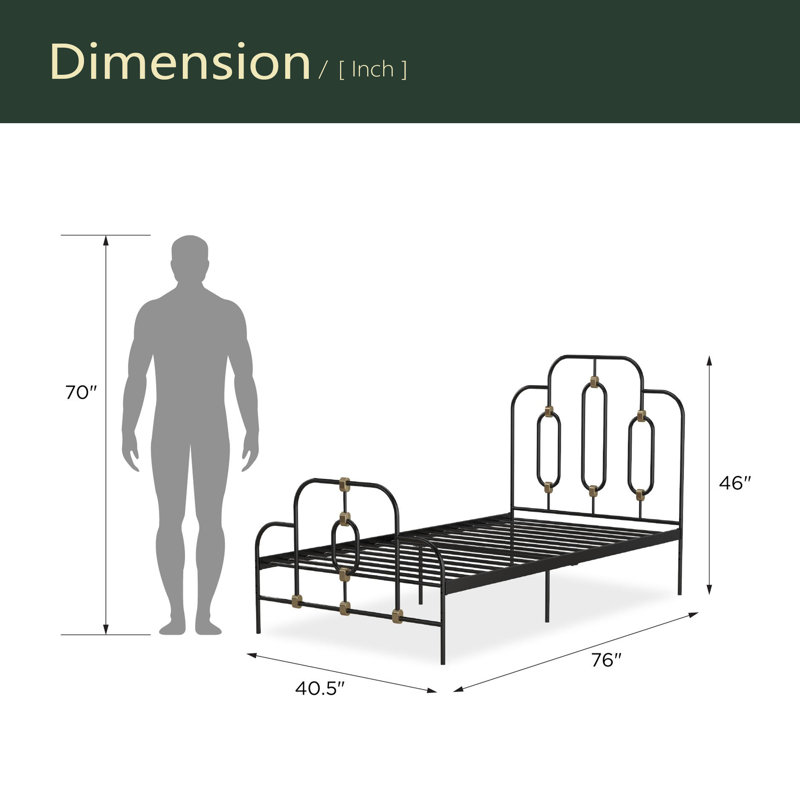 Lit en métal Boutique