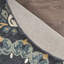 Tapis bleu foncé en laine touffeté à la main Padula Paradise-1899576235