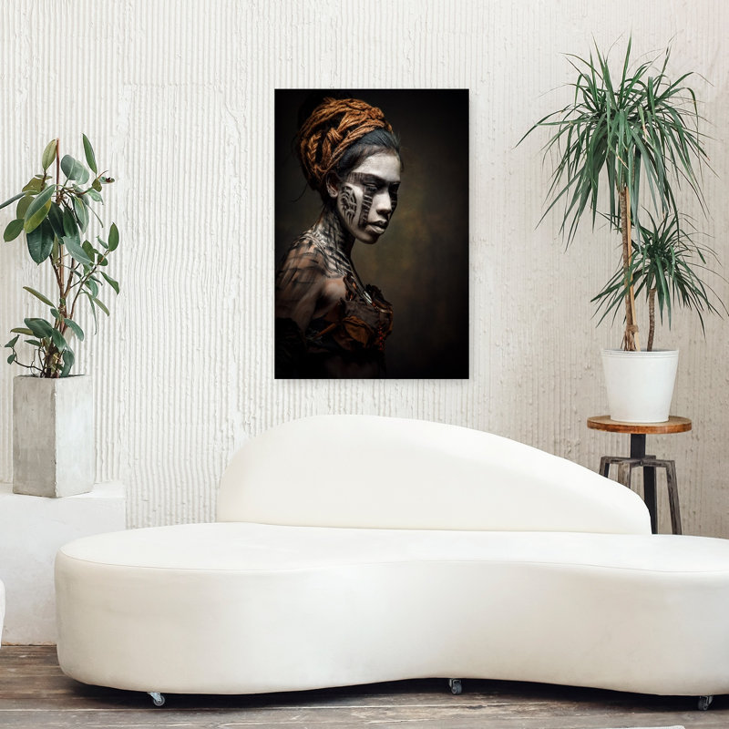 Art contemporain Portrait contemporain, H 36 po x l 24 po