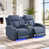 Blue/Gray Faux Leather sélectionné