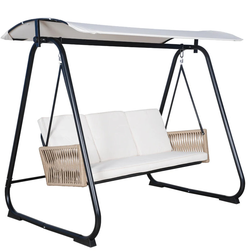  Parker Patio Swing With Canopy Stand