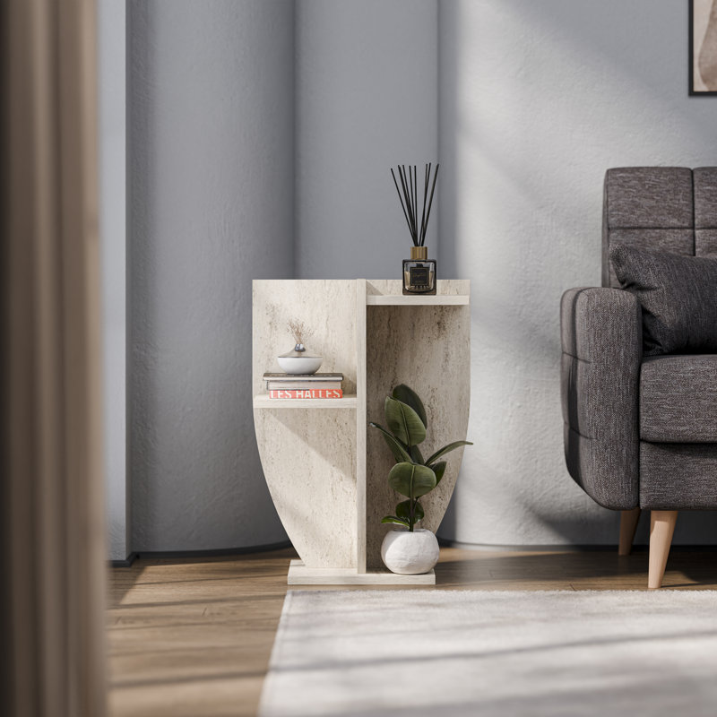 Ceki Plant Stand    , Cream