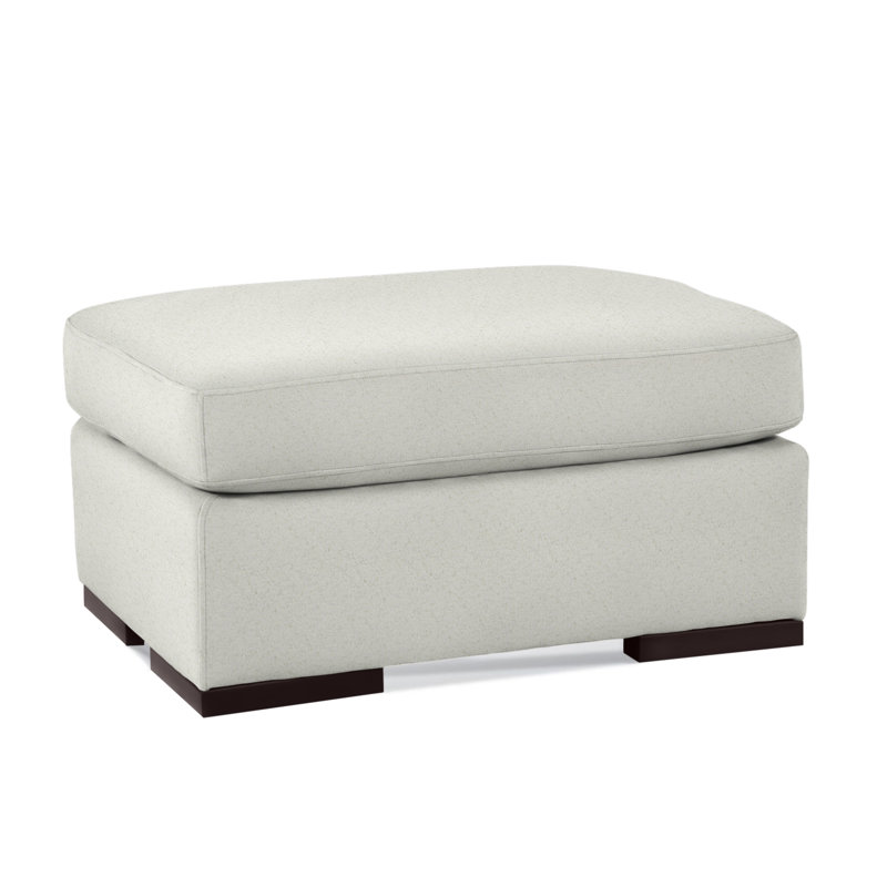 Memphis Ottoman, Java, Brown Geometric, 0456-33