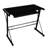 Sarisha Glass Desk with Keyboard Tray-2104835711