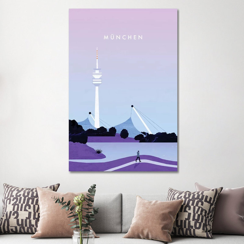 München by Katinka Reinke - Wrapped Canvas Print, 152.5 cm H x 101.5 cm W