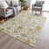 Machine Washable Indoor/Outdoor Xhevrie Ivory Rug