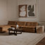 Arturo Slipper Chair Tan Leather