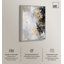 «Dusky Earth Canvas», peinture noire abstraite par Art Remedy-105593180-105593193