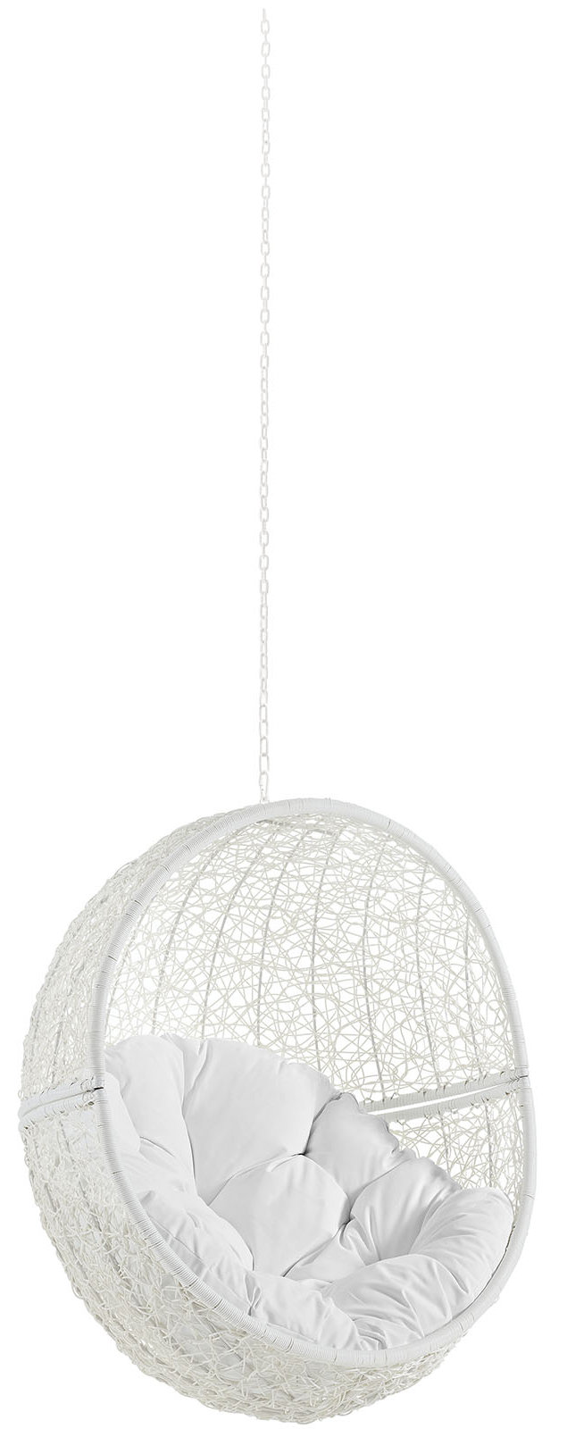 Modway Hide Swing Chair, White