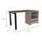 2-Drawer 2-Shelf Writing Desk-472743418